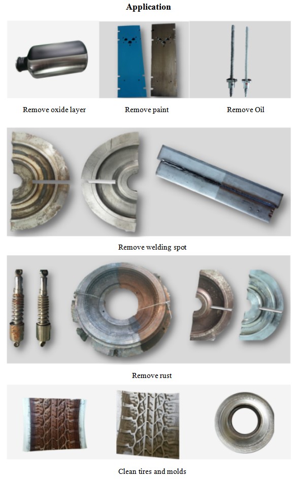 Cleaning Tires and Molds High-efficiency Intelligent Laser Cleaner Machine