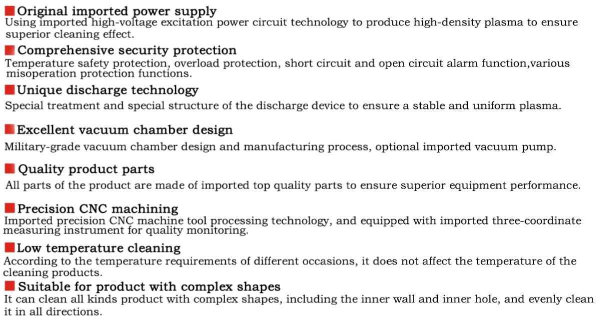 Vacuum plasma cleaner/plasma surface treatment/air plasma cleaner for PCB,metal surfaces