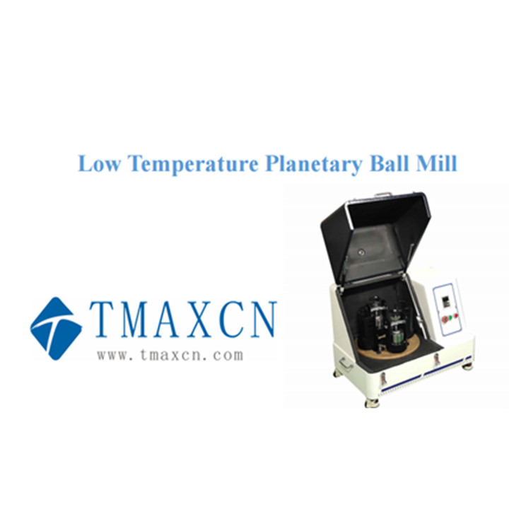 Moinho de bolas planetário de baixa temperatura equipado com dispositivo de nitrogênio líquido